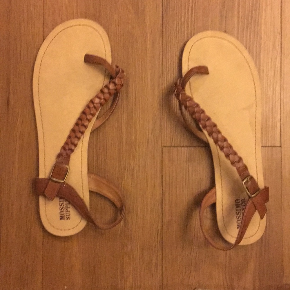 Brown open sandals